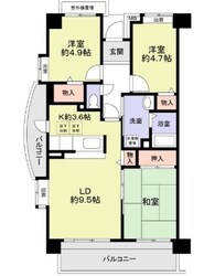 コーポレート清瀬駅南 3号棟の物件間取画像